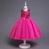 Kép 2/3 - Pink színű flitteres tüll szoknyás kislány alkalmi ruha