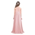 Kép 2/2 - Rózsaszín csipkés sifon pántos  kislány alkalmi ruha koszorúslány ruha esküvőre