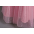 Kép 5/5 - Rózsaszín/mályva színű flitteres dupla masnis hátul kivágott kislány alkalmi ruha koszorúslány ruha