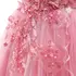 Kép 6/6 - Rózsaszín/Mályva színű hercegnős kislány alkalmi ruha koszorúslány ruha esküvőre