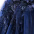 Kép 6/6 - Sötétkék hercegnős kislány alkalmi ruha koszorúslány ruha esküvőre